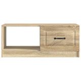 Coffee Table Sonoma Oak 90 x 50 x 37 cm Engineered Wood 895877