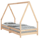 Kids Bed Frame 90x200 cm Solid Wood Pine 834483