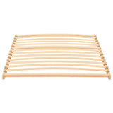 Slatted Bed Base Brown 100 x 190 cm Solid Beech Wood 42015279