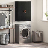 Wall Cabinet Black Oak 69.5 x 34 x 90 cm Engineered Wood 879509