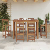 246665 Bar Table Solid Acacia Wood 150x70x105 cm