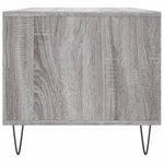ZNTS Coffee Table Grey Sonoma 90x49x45 cm Engineered Wood 831026