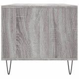 ZNTS Coffee Table Grey Sonoma 90x49x45 cm Engineered Wood 831026