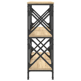 Console Table Sonoma Oak 100x28x80.5 cm Engineered Wood 835420