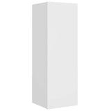 4 Piece TV Cabinet Set White Engineered Wood 3114198
