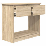 Console Table with Drawers Sonoma Oak 85.5x38.5x74.5 cm 861393