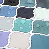 Lanturn Tile 20 pcs Blue Green 27 x 27 cm Polyurethane and PET 42046244
