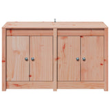 Outdoor Kitchen Cabinet MEPPEL 3 pcs White Solid Pine Wood 3443804