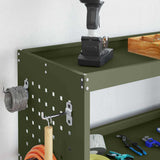Tool Trolley Olive Green 75 x 35 x 73 cm Cold-rolled Steel 874542