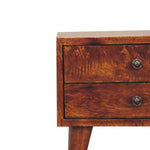 Mini Chestnut Modern Bedside IN3450