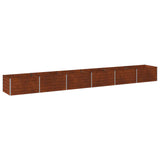 Raised Garden Bed Rusty 600 x 80 x 55 cm corton 8006457
