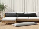 Cushion with Pillow HOUTEN 2 pcs Black Polyester 934430