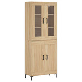 Highboard Sonoma Oak 69.5x34x180 cm Engineered Wood 3198340