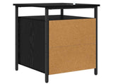 Bedside Cabinet 2 pcs Black Oak 40 x 42 x 60cm Engineered Wood 881811