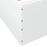 Bed Frame without Mattress White 90x190 cm Single 3280972