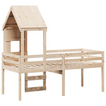 High Sleeper Bed without Mattress 80x200 cm Solid Wood Pine 3282010