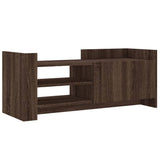 TV Cabinet Brown Oak 100x35x40 cm Engineered Wood 848380