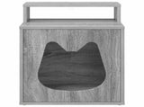 Cat House Grey Sonoma 42.5 x 40 x 53.5 cm Engineered Wood 8000695