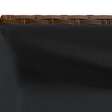 Garden Planters with Shelf 2 pcs Brown 70x28x70 cm Poly Rattan 3210511