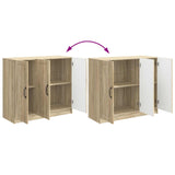 Sideboard Sonoma Oak 89 x 34.5 x 77 cm Engineered Wood 895797