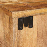 Bedside Table Brown 35 x 33 x 48 cm Solid Mango Wood 4016724
