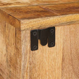 Bedside Table Brown 35 x 33 x 48 cm Solid Mango Wood 4016724