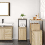 Bathroom Cabinet with Shelves Sonoma Oak 36x35x95 cm 861913