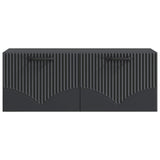 Wall-Mounted TV Cabinet Black 78.5 x 31 x 30 cm Engineered Wood 899056