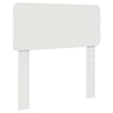 Bed Frame with Headboard White 90 x 190 cm Solid Pine Wood 3412132