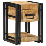 ZNTS Nightstands 2 pcs 40x40x40 cm Solid Mango Wood 4016707