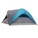 Family Tent Cabin 6-Person Blue Waterproof 94638