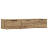 Wall Cabinet Artisan Oak 102x30x20 cm Engineered Wood 856986