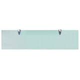 Floating Shelves 2 pcs Glass 80x20 cm 8 mm 3051523