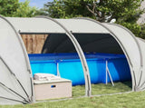 Pool Tent Dome Grey 538 x 440 x 204 cm 42001138