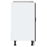 Sink Base Cabinet Kalmar Black 80x46x81.5 cm Engineered Wood 853448