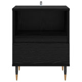 Bedside Cabinet 2 pcs Black Oak 40 x 35 x 50 cm Engineered Wood 882654