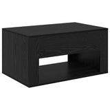 Coffee Table Black Oak 80 x 50 x 40 cm Engineered Wood 881131