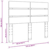Headboard Sonoma Oak Engineered Wood 887555
