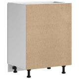 Sink Base Cabinet Kalmar Grey Sonoma 60x46x81.5 cm Engineered Wood 853443