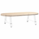 Coffee Table Legs A-Shaped 2 pcs White 70x cm Steel 4012825