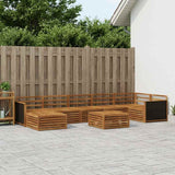 Outdoor Sofa Set 8 pcs Natural 3383642