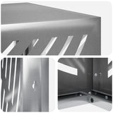 Air Conditioner Cover Silver 110 x 50 x 80 cm Galvanised Steel 8014113