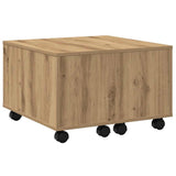 Coffee Table Artisan Oak 60x60x38 cm Engineered Wood 856549