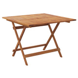 Folding Garden Table 90x90x75 cm Solid Wood Acacia 319671