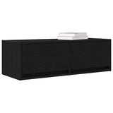 TV Cabinets 2 pcs Black Oak 80x31x25.5 cm Engineered Wood 861511