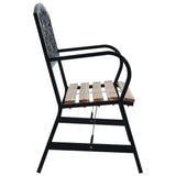 ZNTS Garden Bench 120 cm Wood 47940