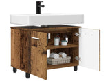 Bathroom Vanity Unit Old Wood 60 x 35 x 60 cm Engineered Wood 889413