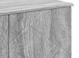 Bathroom Cabinet with Storage Grey Sonoma 61 x 35 x 64 cm 883290