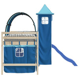 Curtains for Loft Bed with Tunnel and Tower Blue 835920