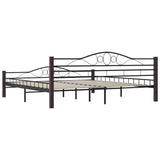 Bed Frame without Mattress Black Metal 200x200 cm 285296
